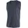 Ärmelloses Herren T-Shirt Outdoorshirt mit Rundhals für Wandern und Freizeit dryprotec Technologie Atmungsaktiv NFC-Chip für einfaches Recycling Dunkelblau L