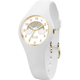 ICE-Watch ICE fantasia Rainbow 28 mm Silikongehäuse Weiß Silikonarmband Bianco S