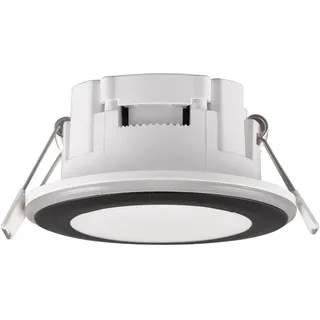 Trio Einbaustrahler Argus 1-flammig Schwarz Ø 8,2 cm