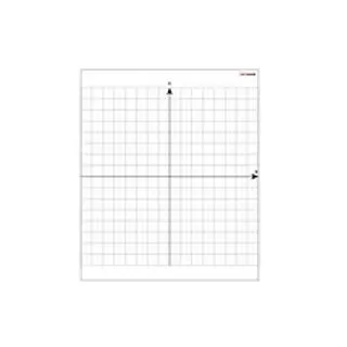 ALLboards magnetische Whiteboardfolie  Koordinatensystem kariert 80,0 x 95,0 cm, 1 St.
