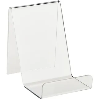 Buchständer Acryl 60 x 80 mm (A7), Acryl (PMMA), transparent