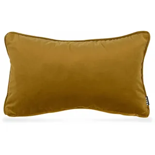 H.O.C.K. Dekokissen »Nobile Samt« Kissenhülle mit Füllung, 1 Stück, gelb
