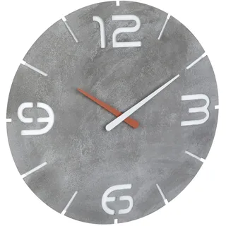 TFA Funk Wanduhr Contour 35,00 cm 60.3536.15 grau