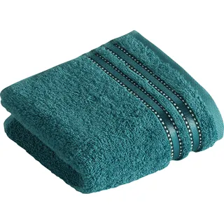 Vossen Gästehandtücher »Cult de Luxe« im Set, mit Glanzbordüre, blau