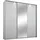 Schwebetürenschrank TOMA 211 x 214 x 64 cm Grau