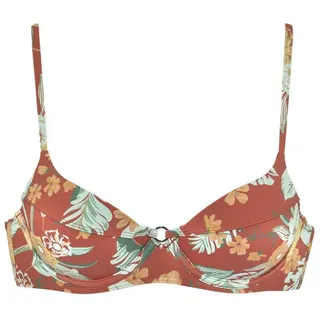 SUNSEEKER Bügel-Bikini-Top Damen rostrot-bedruckt Gr.34 Cup B