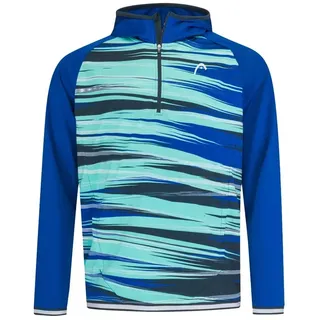 Head Racket Topspin Kapuzenpullover - Royal / Print Vis - 152 cm