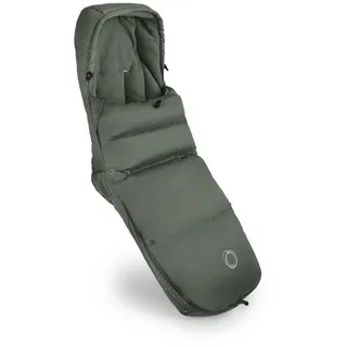 Bugaboo Thermolite Performance Fußsack für Kinderwagen, Kleinkinder mit herausnehmbarer Einlage, Schuhblende und wasserfesten Reißverschlüssen in Forest Green