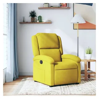 vidaXL Relaxsessel Gelb Samt
