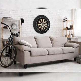 doyourdart Dartscheibe Sisal inkl. 6 Dartpfeile und Surround