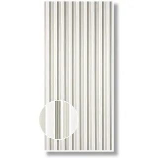 CONACORD Streifenvorhang 90 x 200 cm Grau-Weiß