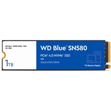 Bild WD Blue SN580 NVMe SSD 1TB, M.2 2280/M-Key/PCIe 4.0 x4 (WDS100T3B0E)