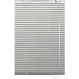 GARDINIA Aluminium Jalousie 60 cm x 175 cm Silber