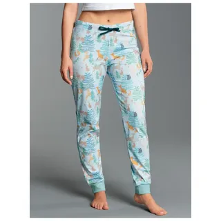 Trigema Schlafanzug »TRIGEMA Schlafanzughose mit Allover-Print« 1 tlg., blau