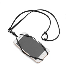 System-S Spiderbag Smartphone Halsband Umhängeband Trageband (schwarz)