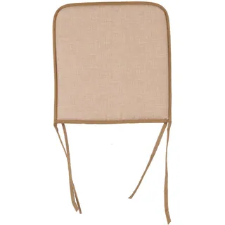 GIFTDECOR Stuhlkissen mit Schleifen 38 x 38 cm Beige