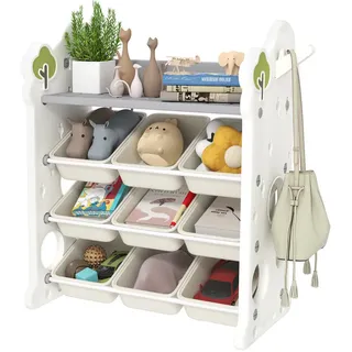 aiyaplay Kinderregal Aiyaplay 77 x 42 x 94 cm Kunststoff weiß