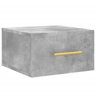 Wand-Nachttisch Betongrau 35x35x20 cm - Grau