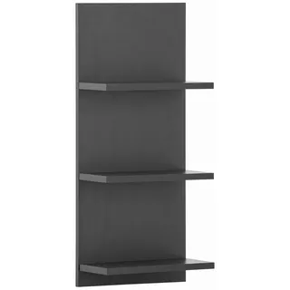 welltime Wandregal »Palermo, Breite 30 cm made in Germany« 3 Regalböden, grau