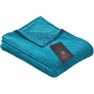 Ibena Olbia Fleecedecke 130x180 cm aus sehr weichem Polyester in vielen Trendfarben und 2 Größen