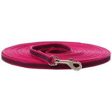 IDC Color & Gray verstellbare Leine mit Doppelkarabiner, 14 mm x 2,2 m, Pink-Grau