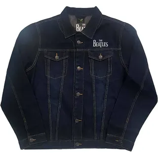 The Beatles - Jeansjacke für Herren/Damen Uni RO796 (XL) (Jeansblau) - Blau