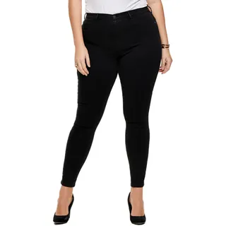 Only Carmakoma Damen Carstorm Push Up Hw Noos Skinny Jeans, Schwarz,