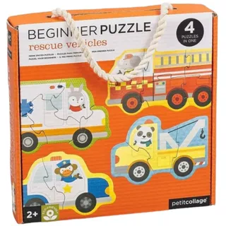 puzzle Reddingswagens junior karton 18 teile