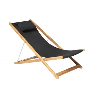 Liegestuhl Kate - schwarz