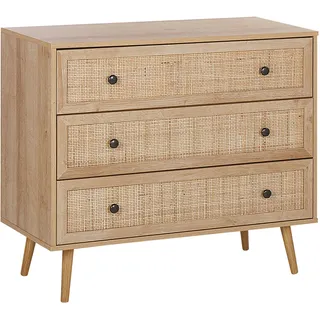 Beliani Kommode 3 Schubladen Wohnzimmer Schlafzimmer - Sideboard, Ponca