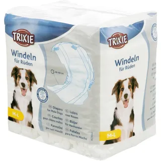 Trixie Rüdenwindeln Hundewindel 12 Stück Weiß M-L