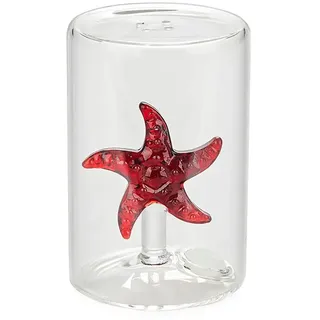 Balvi Atlantis Seestern - Rot - Transparent