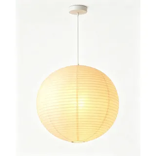 ACMHNC Papier Hängelampe, 40 cm Japandi Pendelleuchte mit 1,2 m Kabel