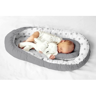 Multifunktionale Kuschelnest Babynest Kokon für Babys und Säuglinge, Nestchen, Reisebett, 100% Baumwolle, antiallergisch