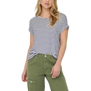 ONLY Tops für Damen Basic Kurzarm Rundhals