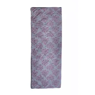 Grüezi-Bag WellhealthBlanket Wool Deluxe, wendbare Wolldecke, 200 x 150 cm, 1600g, Polyester/Wolle, gerollt ca. 21 x 37 cm, Hüttendecke, grau/Berry