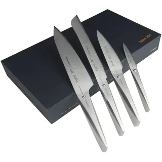 Chroma Type 301 Messerset 3-tlg. Silber rostfrei