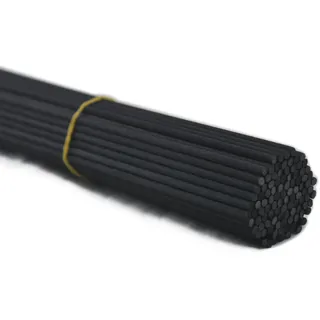 Kidlearn 100 STK. Diffusor-Stäbchen Aus Faser, Ätherische Öl-Diffusorstäbchen Für DIY Raumdüfte (35cm x3mm, Schwarz)