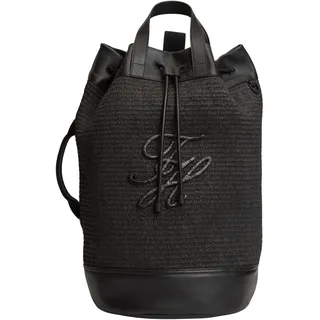 Tommy Hilfiger Herren Th Raffia Sling Am0am14084 Beuteltasche, Black (Black)