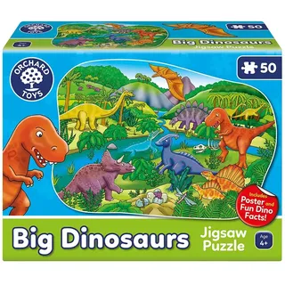 Orchard Toys Großes Dinosaurier-puzzle 50 Stücke - Multicolor - One Size