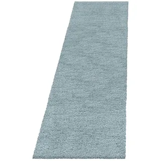 Ayyildiz Fluffy 3500 Hochflorteppich 60 x 110 cm Blau