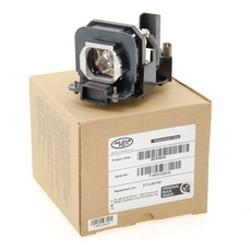 Alda PQ Professionell, Beamerlampe kompatibel mit Panasonic ET-LAX100, PT-AX100, PT-AX100E, PT-AX100U Projektoren, mit Gehäuse