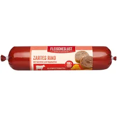 Bild 6x800g Zartes Rind mit Karotten Fleischeslust Hundefutter nass