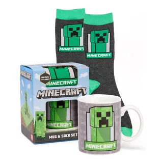 Minecraft Cup und Socken One Size Creeper Becher 11oz Spielewaren Einheitsgröße