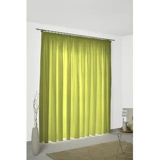 Vorhang WIRTH "Felsted" Gr. 1, grün, B:132cm H:150cm, Jacquard, Polyester, Gardinen, Vorhang