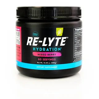 REDMOND Re-Lyte HYDRATION Drink Mix MIXED BERRY LARGE, 380g Dose - Elektrolytepulver, zuckerfrei, mit echtem Redmond Real Salt und über 60 wichtigen Mineralstoffen & Spurenelementen