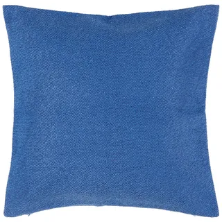 Esposa Outdoor-Kissenhülle , Blau , Textil , Uni , quadratisch , 45x45 cm , bügelfrei, formstabil, langlebig , Heimtextilien, Bezüge, Kissenbezüge