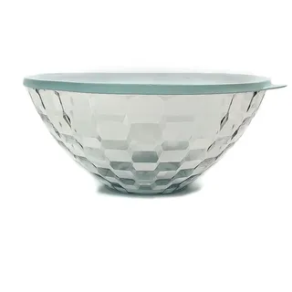 TUPPERWARE Stella Diamant 3,5 L hellblau Schüssel Schale Servierschale servieren + SPÜLTUCH