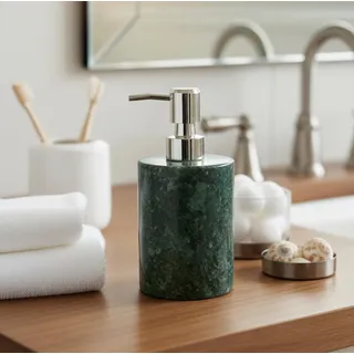 KLEO Marmor Steinseifenspender seifenspender Flüssigseifenspender - luxuriöse Badaccessoires-Kollektion - Marble Stone Soap Dispenser/Lotion Dispenser