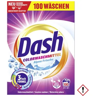 Dash Colorwaschmittel Alpen Frische für Reinheit und frische 100WL